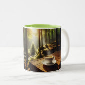 Tasse 2 Couleurs Caneca Café Paisagem (Devant droit)