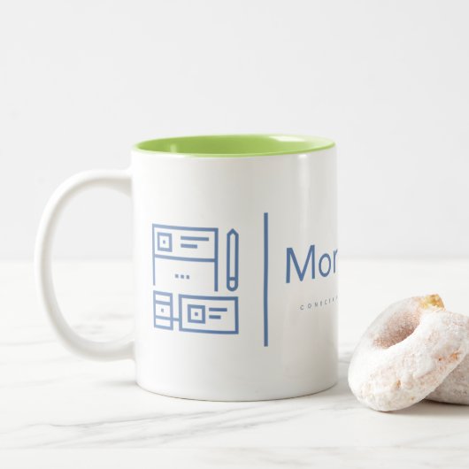 Tasse 2 Couleurs Caneca de Café Exclusiva Mon Space Web (Avec donut)