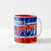 Tasse 2 Couleurs Caneca do Fortaleza (Devant droit)