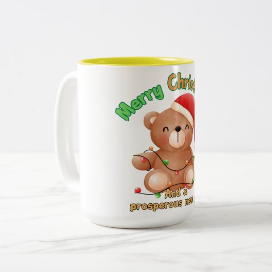 Tasse 2 Couleurs  Caneca em dois tons-Natal (Devant gauche)