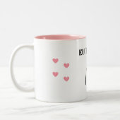Tasse 2 Couleurs Caneca Flork EU TE AMO (Gauche)