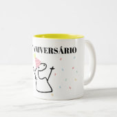 TASSE 2 COULEURS CANECA FLORK HEUREUX (Devant droit)