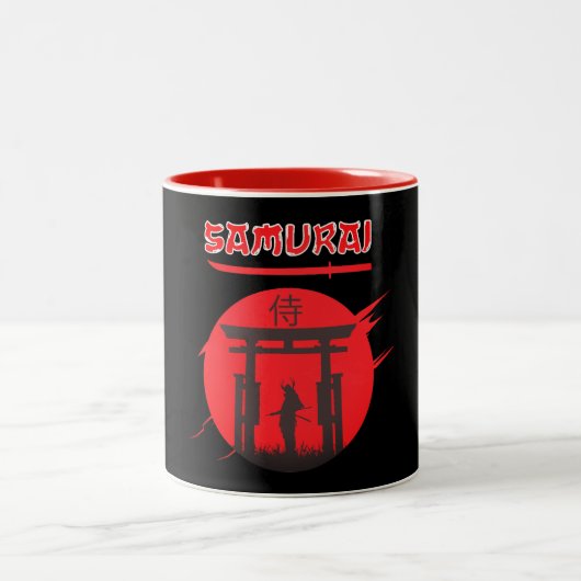 Tasse 2 Couleurs Caneca Samurai (Centre)
