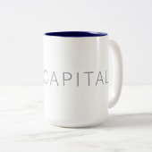 Tasse 2 Couleurs Caneca Top Capital (Devant droit)