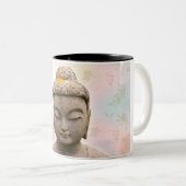 Tasse 2 Couleurs Canette dans deux tons avec image du Buddha (Devant droit)