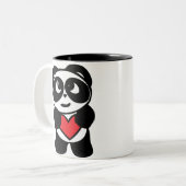 Tasse 2 Couleurs Canette deux tons Panda (Devant gauche)