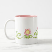 Tasse 2 Couleurs Canette Florale 1 (Gauche)