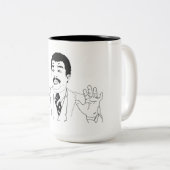 Tasse 2 Couleurs Canette Memes (Devant droit)