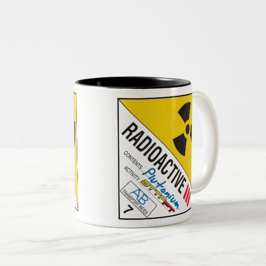 Tasse 2 Couleurs Canette Radioactive (Devant droit)