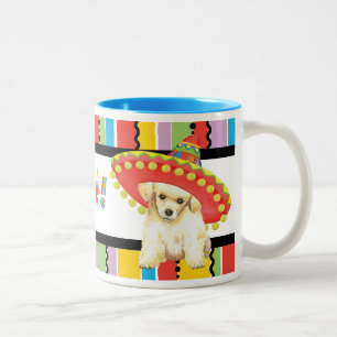 Tasse 2 Couleurs Caniche de jouet de fiesta