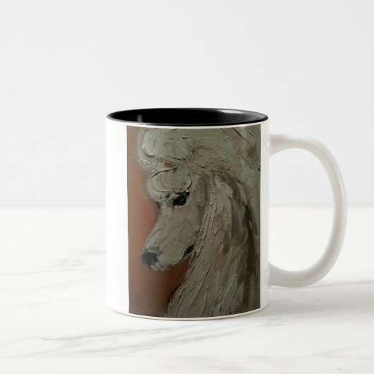 Tasse 2 Couleurs Caniche standard (Droit)