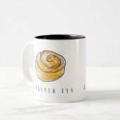 Tasse 2 Couleurs Cannelle Buns Cinnamon Rolls Café Fika (Devant gauche)