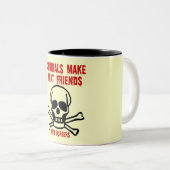 Tasse 2 Couleurs Cannibale drôle (Devant droit)