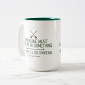 Tasse 2 Couleurs Canoë | Citation Thoreau (Devant gauche)