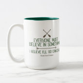 Tasse 2 Couleurs Canoë | Citation Thoreau (Gauche)