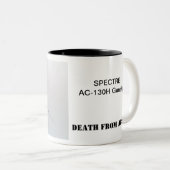 Tasse 2 Couleurs Canonnière AC-130 (Devant droit)