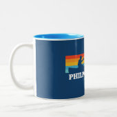 Tasse 2 Couleurs Canot de Virginie de Philpott Lake (Gauche)