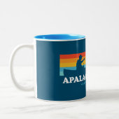 Tasse 2 Couleurs Canot du lac Apalachia Caroline du Nord (Gauche)