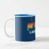 Tasse 2 Couleurs Canot du lac Benson Caroline du Nord (Gauche)