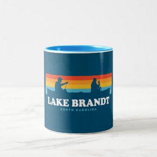 Tasse 2 Couleurs Canot Lake Brandt North Carolina
