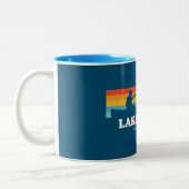 Tasse 2 Couleurs Canot Lake James North Carolina (Gauche)