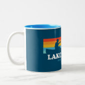 Tasse 2 Couleurs Canot Lake Marion Caroline du Sud (Gauche)