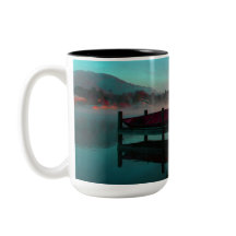 Canot vibrant sur le lac Junaluska