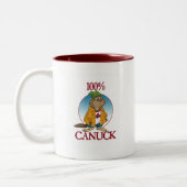 Tasse 2 Couleurs Canuck 100% (Gauche)