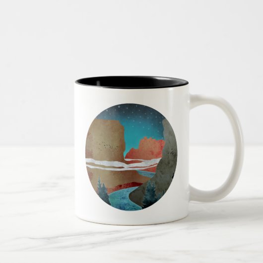 Tasse 2 Couleurs Canyon Birds (Droit)