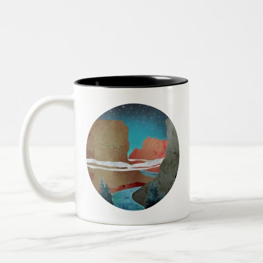 Tasse 2 Couleurs Canyon Birds (Gauche)