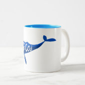 Tasse 2 Couleurs Cape Cod Massachusetts Baleine (Devant droit)