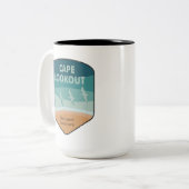 Tasse 2 Couleurs Cape Lookout National Seaguls (Devant gauche)