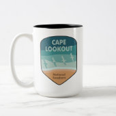 Tasse 2 Couleurs Cape Lookout National Seaguls (Gauche)