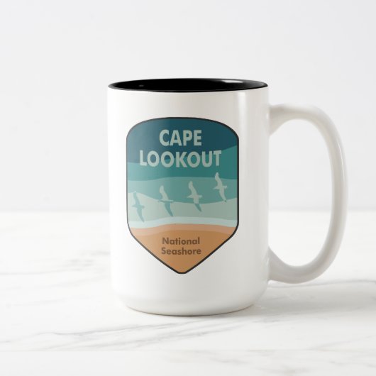 Tasse 2 Couleurs Cape Lookout National Seaguls (Droit)
