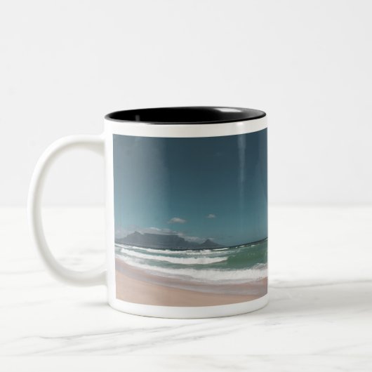Tasse 2 Couleurs Cape Town Table Mountain Océan (Gauche)
