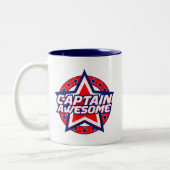 Tasse 2 Couleurs Capitaine Awesome (Gauche)