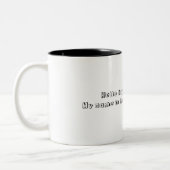 Tasse 2 Couleurs Capitaine évident (Gauche)