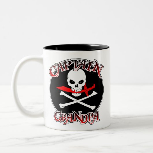 Tasse 2 Couleurs Capitaine Grandpa (Gauche)