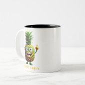 Tasse 2 Couleurs Capitaine PineBeard - Pineappy Empire (Devant gauche)