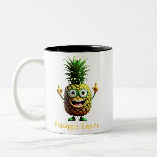 Tasse 2 Couleurs Capitaine PineBeard - Pineappy Empire (Gauche)