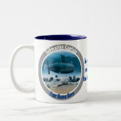Tasse 2 Couleurs Capitaine sous-marine (Gauche)