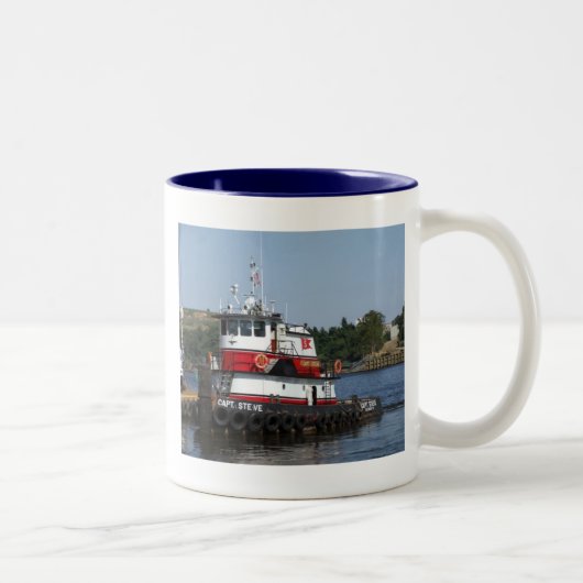 Tasse 2 Couleurs Capitaine Steve (Droit)