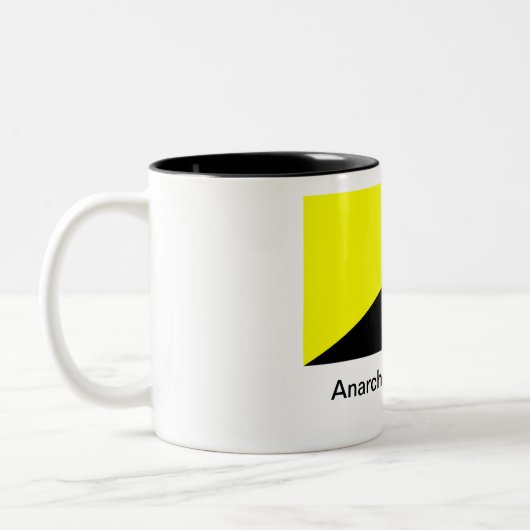 Tasse 2 Couleurs Capitalisme d'Anarcho- (Gauche)