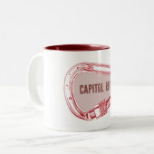 Tasse 2 Couleurs Capitol Reef Escalade Carabiner (Devant gauche)