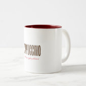 Tasse 2 Couleurs Cappuccino - saveur de café forte (Devant droit)