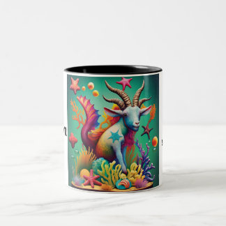 Tasse 2 Couleurs Capricorne - Zodiac Art