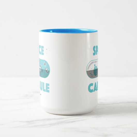 Tasse 2 Couleurs Capsule spatiale (Centre)