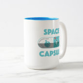 Tasse 2 Couleurs Capsule spatiale (Devant droit)