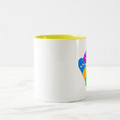 Tasse 2 Couleurs Capsules de comprimé (Centre)