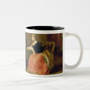 Tasse 2 Couleurs Captain Macheath Upbraided par Polly et Lucy en Th